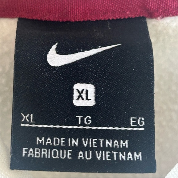 Florida State Seminoles Nike Rival Thermal Pullover Hoodie Men’s XL White/Cream - Picture 5 of 10